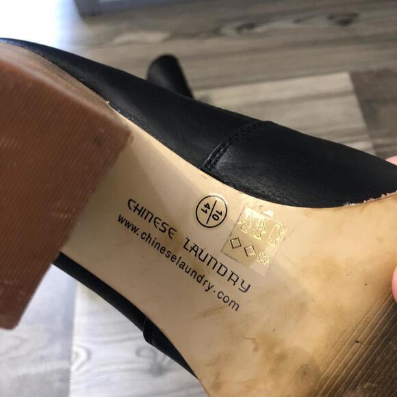 Chinese‎ Laundry Size 10 Black Ankle Boots - Picture 7 of 9